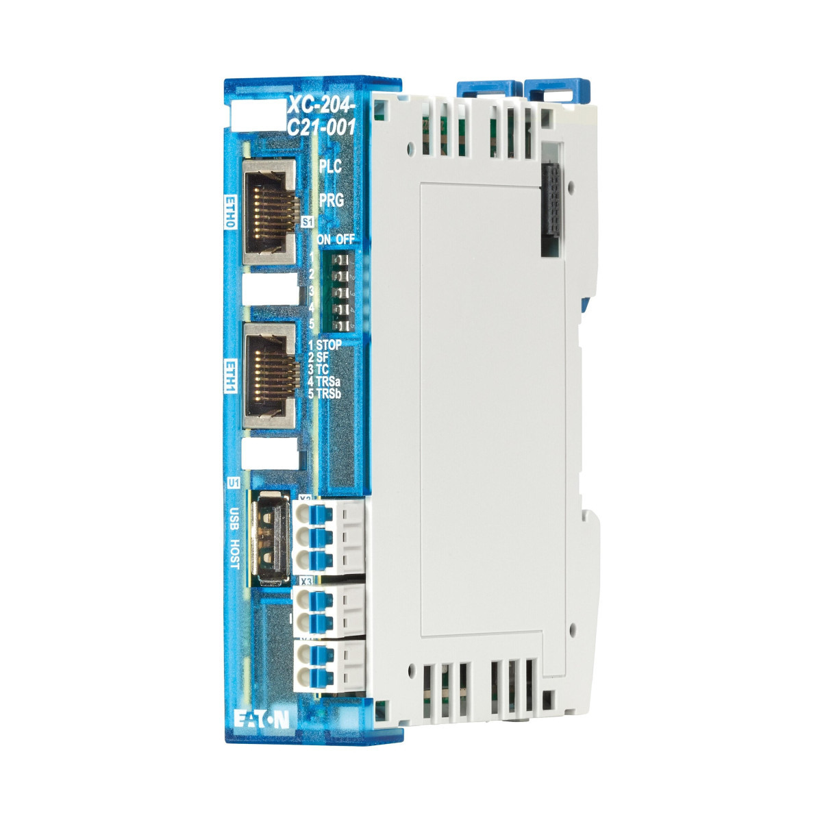 Eaton XC PLC, 2X eth 100mbit/S, 1X can, modbusrtu, max. 16 XN modules