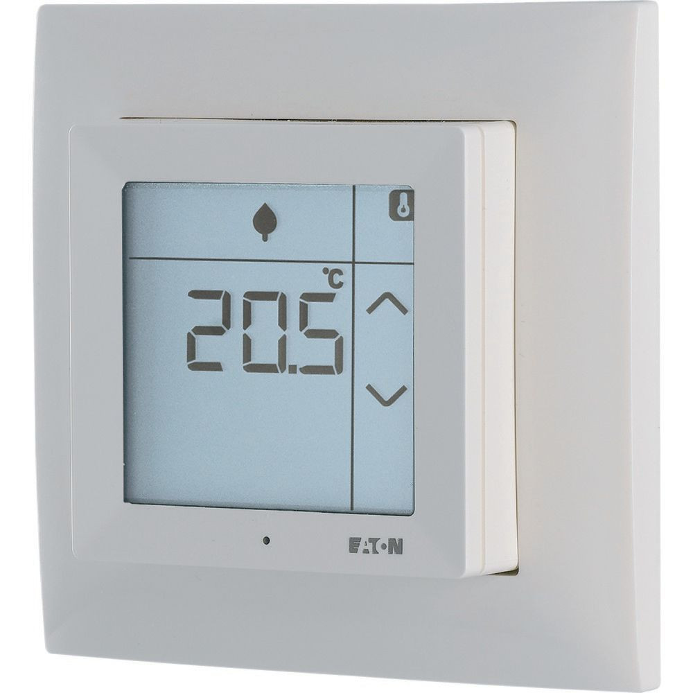 Eaton xComfort Kamerthermostaat Met touch display compleet incl. afdekraam, wit glanz