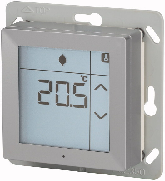 Eaton xComfort Kamerthermostaat Met touch display, zilver mat, legacy
