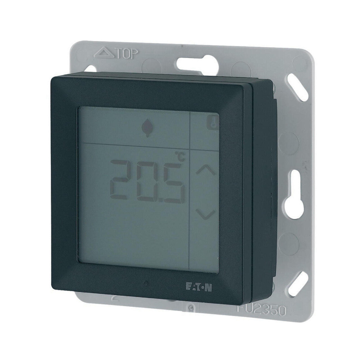 Eaton xComfort Kamerthermostaat Met touch display, zwart mat, universal