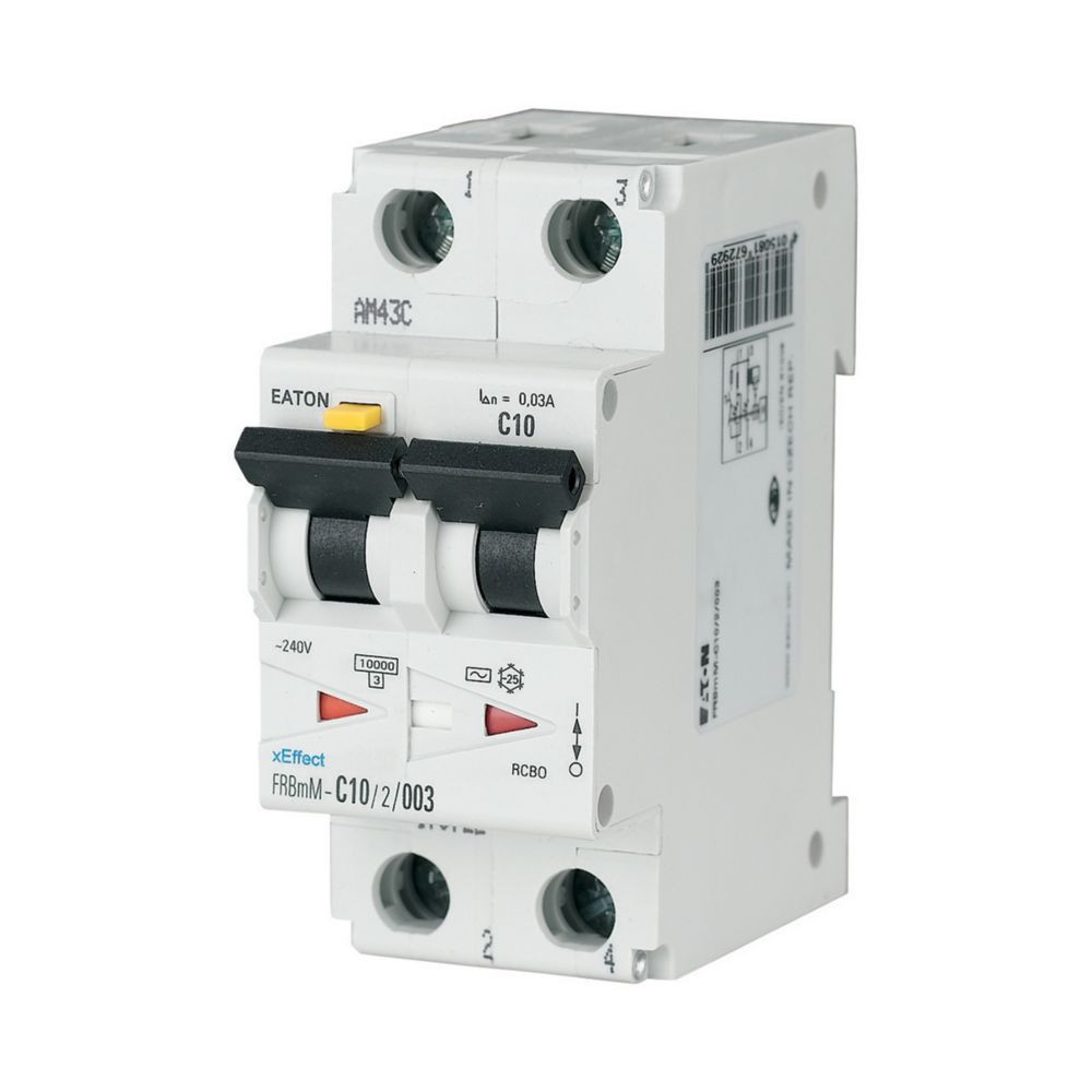 Eaton xEffect Aardlekautomaat (rcbo) FRBMM, 2P, 16a, B-kar., 30ma, 10ka, A-type