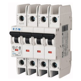 Eaton xEffect Installatie-Automaat (MCB) faz-na, 4P, 16a, D-curve, 15ka, ul-cert.
