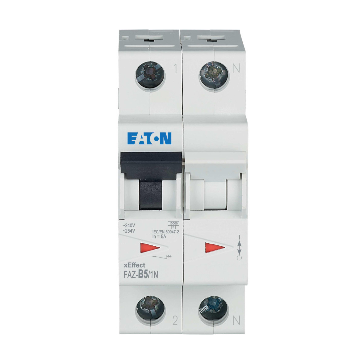 Eaton xEffect Installatie-Automaat (MCB) faz, 1P+N, 5a, B-curve, 15ka