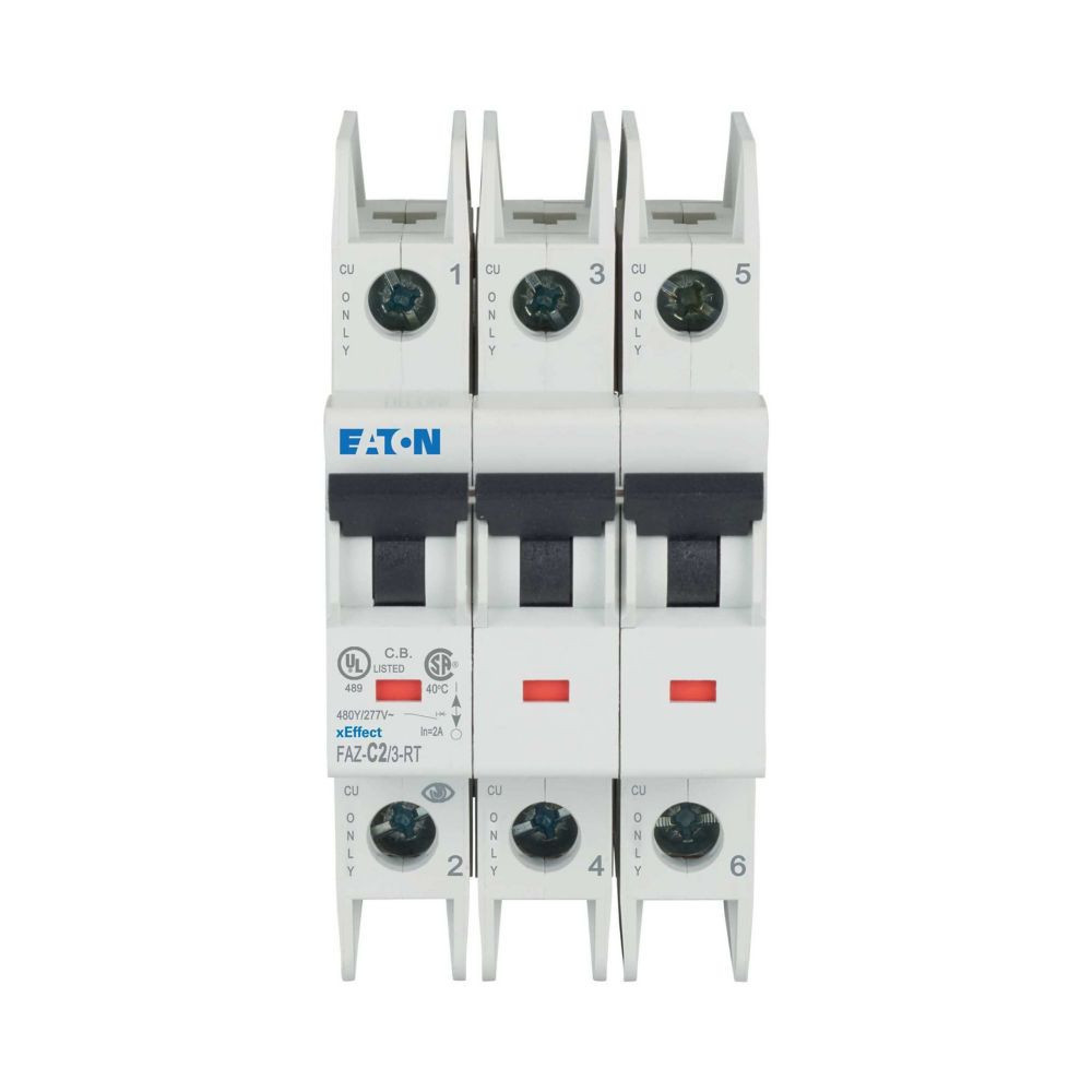 Eaton xEffect Installatie-Automaat (MCB) faz-na, 3P, 2a, C-curve, 15ka, ul-cert.