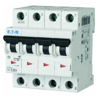 Eaton xEffect Installatie-Automaat (MCB) faz, 4P, 63a, D-curve, 10ka