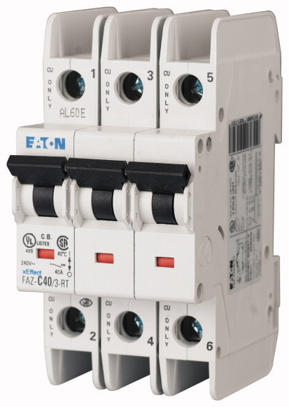 Eaton xEffect Installatie-Automaat (MCB) faz-na, 3P, 20a, C-curve, 15ka, ul-cert.