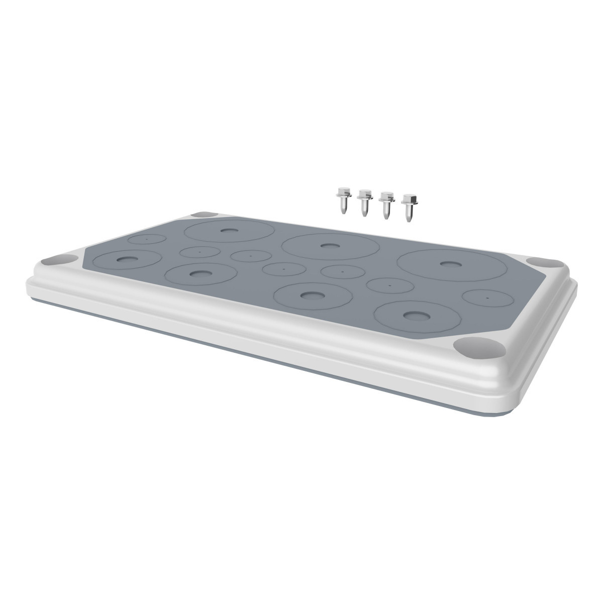 Eaton xEnergy accessoires Flensplaat, f3a, ip55, kunststof, 2K-doorsteek, 7X 3-20MM, 4X 3-32MM,