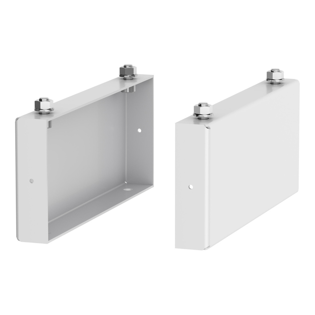 Eaton xEnergy Basic EMC2 Zijplaten Voor sokkel, hxd=100x250mm, wit (ral 9016), stapelbaar, voor