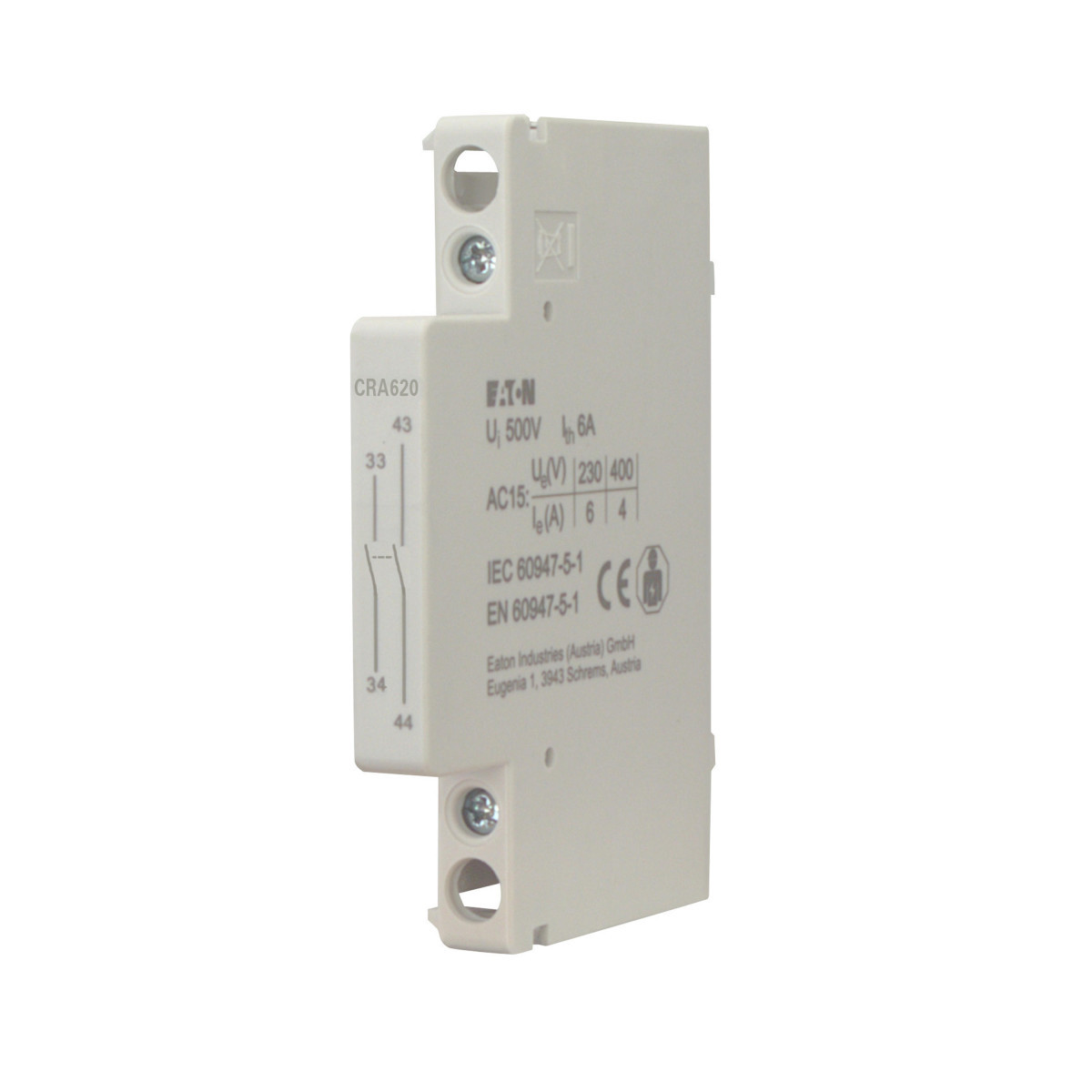 Eaton xPole Hulp Contact, 6a, 2no