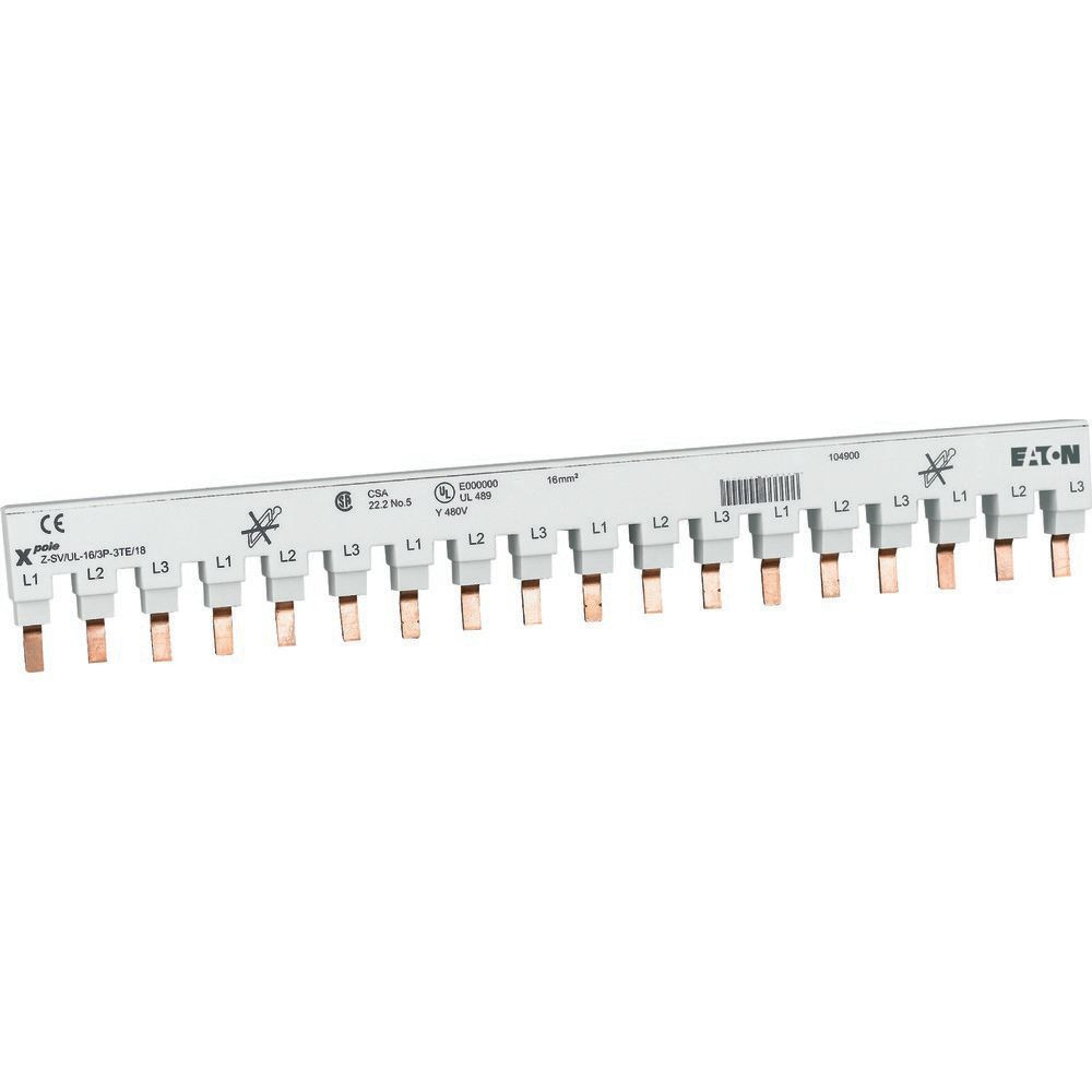 Eaton Kamrail 3P 40 A 16 MM2 pen lengte 315 MM
