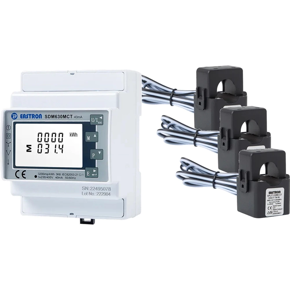Eaton XST hybrid 3-fase energiemeter met stroomtrafo's