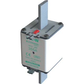 Eaton Bussmann low voltage smeltpatroon (mes) NH2 bovenkenmelder 355a