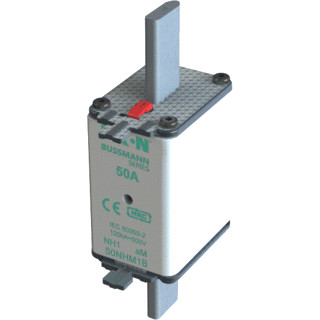 Eaton Bussmann low voltage smeltpatroon (mes) NH1 combikenmelder 50a