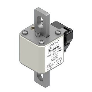 Eaton Bussmann High Speed Square Body Zekering, hoge snelheid, 125 A, ac 690 V, 200 ka, compact size 1, 45 X