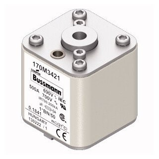 Eaton Hoge snelheid zekering smeltpatroon (mes) bovenkenmelder 500a