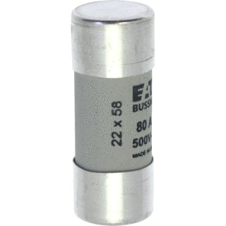 Eaton Zekeringelement 80 A ac 500 V 22x58 MM GL/GG iec