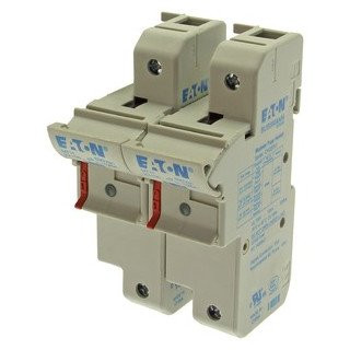 Eaton Zekeringhouder 125 A ac 690 V 22x58 MM 2P iec din-railmontage,