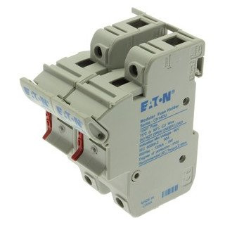 Eaton Zekeringhouder 50 A ac 690 V 14x51 MM 2P iec din-railmontage,
