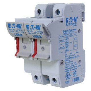 Eaton Zekeringhouder 50 A ac 690 V 14x51 MM 2P iec din-railmontage,