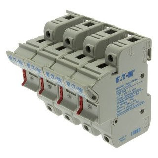 Eaton Zekeringhouder 50 A ac 690 V 14x51 MM 4P iec din-railmontage,