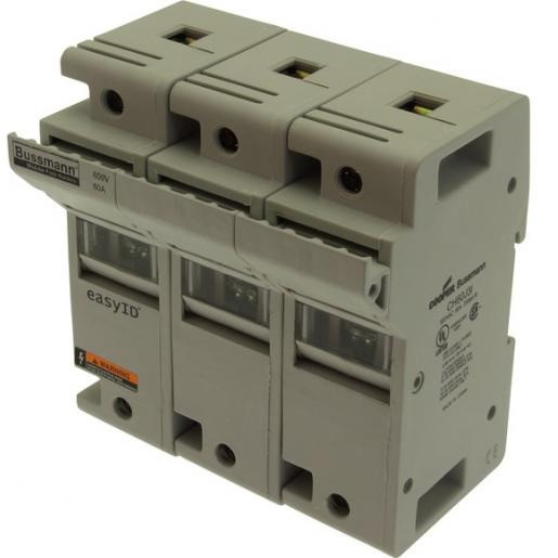 Eaton Zekeringhouder 60 A ac 600 V DC 600 V ul class J 120x83x125 M