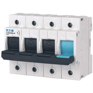 Eaton Zekeringlastscheider D02 met trip indicator 63a 3P+N 108MM