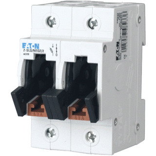 Eaton Zekeringlastscheider D02 of D01 63a 400vac 2P 54MM