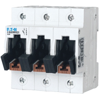 Eaton Zekeringlastscheider D02 of D01 63a 400vac 3p+pen 106MM