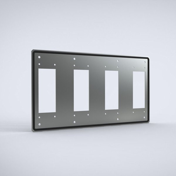 Nvent Hoffman afdek-en/of connectorplaat 4x16pin