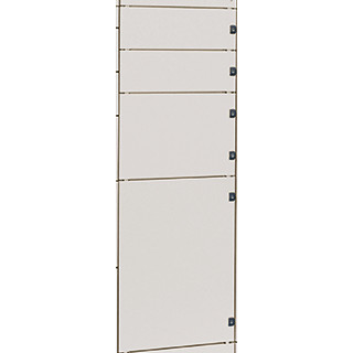 Nvent Hoffman multiflex deur kast/lessenaar beschermdeur H600MM B800MM staal grijs