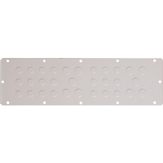 Nvent Hoffman flensplaten met doordrukgaten multimount 410x96mm