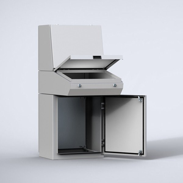 Nvent Hoffman lessenaar (desksektie) 250x600x985mm