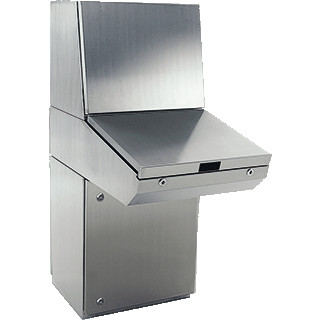 Nvent Hoffman lessenaar (desksektie) RVS 250x1200x985mm