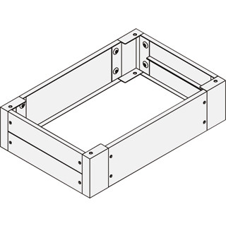 Nvent Hoffman sokkel RVS 200x600x500mm
