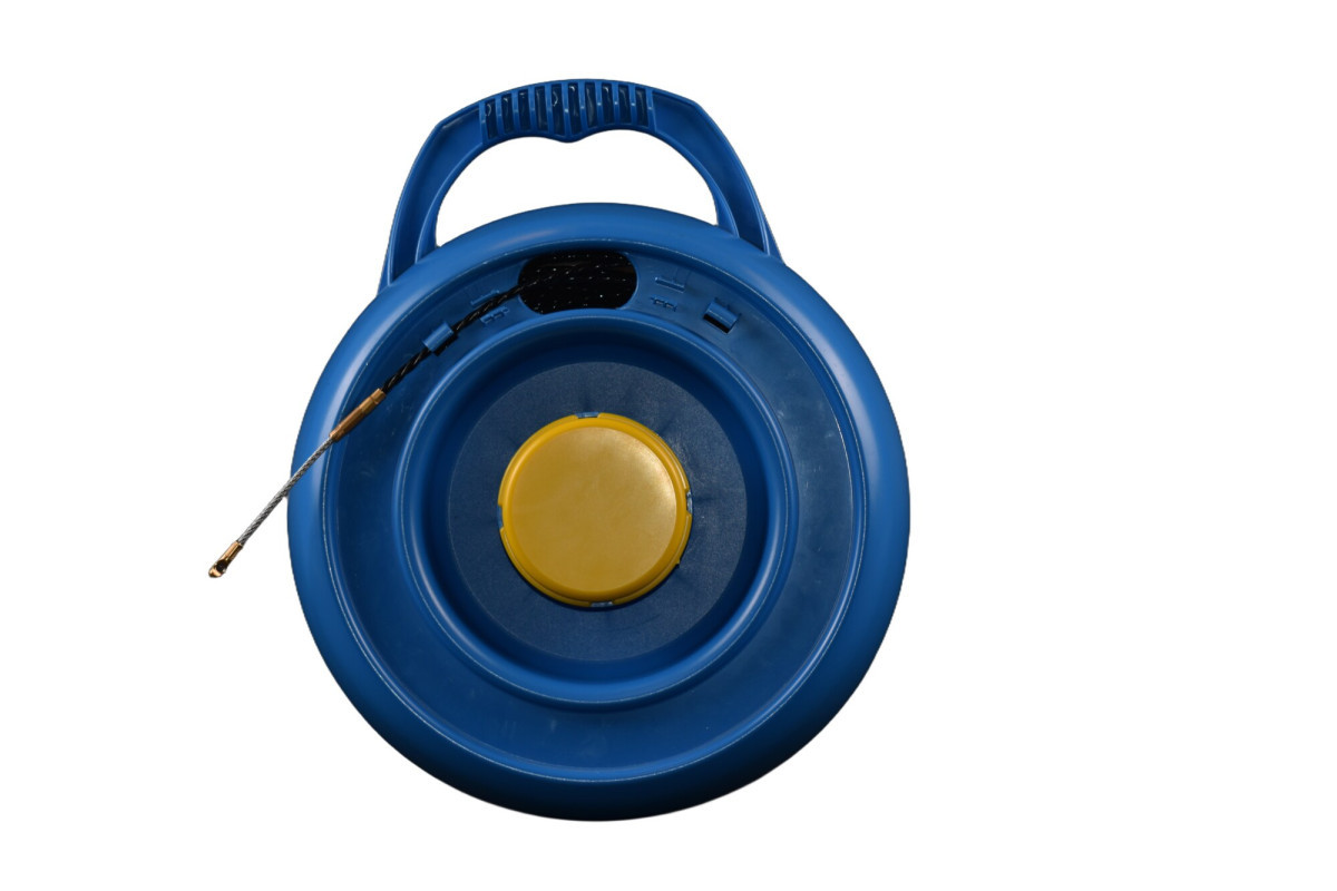 ELEMEC Trekveren Polyester trekveer Ø4,3MM, 20M + oog zoekv. M5 + oog kopje M5