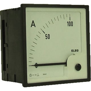 Eleq Analog amp meter type div96-E 250a/60MV