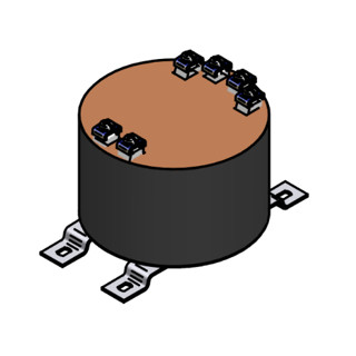 Eleq-Faget DS11 Sommeertransformator Summation Transformer DS11 5+5/5a 5va class 0,2S