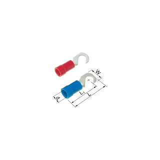 Elpress Haakkabelschoenen geïsoleerd A 2543K haakkabelschoen blauw 1,5-2,5MM2, M4