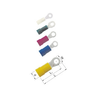 Elpress Ringkabelschoenen geïsoleerd A 4685 R ringkabelschoen geel 4-6MM2 M8