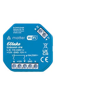 Eltako 64 serie Schakelactor Met matter voor zonwering en rolluiken, 1+1 no contact 10