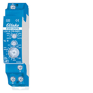 Eltako Dimmer 12-serie Universele Din-rail led dimmer tot 400W. voor dimbare led + R/L/C last