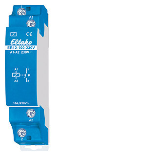 Eltako ER12 serie Schakelrelais 1 no potentiaalvrij 16a/250V. stuurspanning 230vac