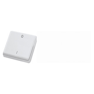 Eltako FMH serie Batterijloze 2-kanaals mini afstandsbediening voor sleutelhanger, wit