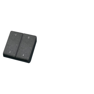 Eltako FMH serie Batterijloze 4-kanaals mini afstandsbediening voor sleutelhanger, antr