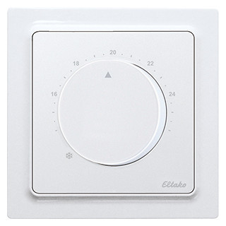 Eltako FTR55 serie Funk-Temperaturregler im E-design55, reinweiß glänzend