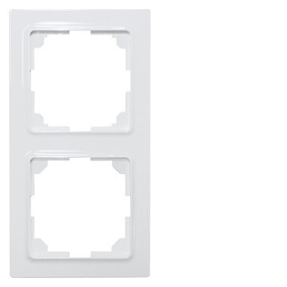 Eltako Funk toebehoren 2-Fach-universalrahmen innen 55x55mm polarweiß matt E-design55