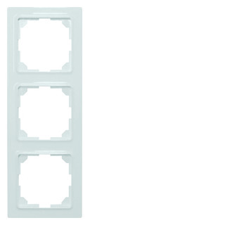 Eltako Funk toebehoren 3-Fach-universalrahmen innen 55x55mm polarweiß matt E-design55