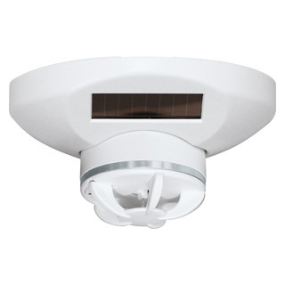 Eltako Funk toebehoren Funk-Hitzemelder mit sockel reinweiß mit batterie