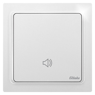 Eltako Funk toebehoren Funk-Innen-up-signalgeber reinweiß glänzend E-design55