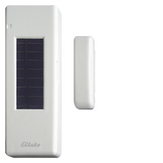Eltako Funk toebehoren Funksensor Fenster-türkontakt mit solarzelle und batterie reinweiß G